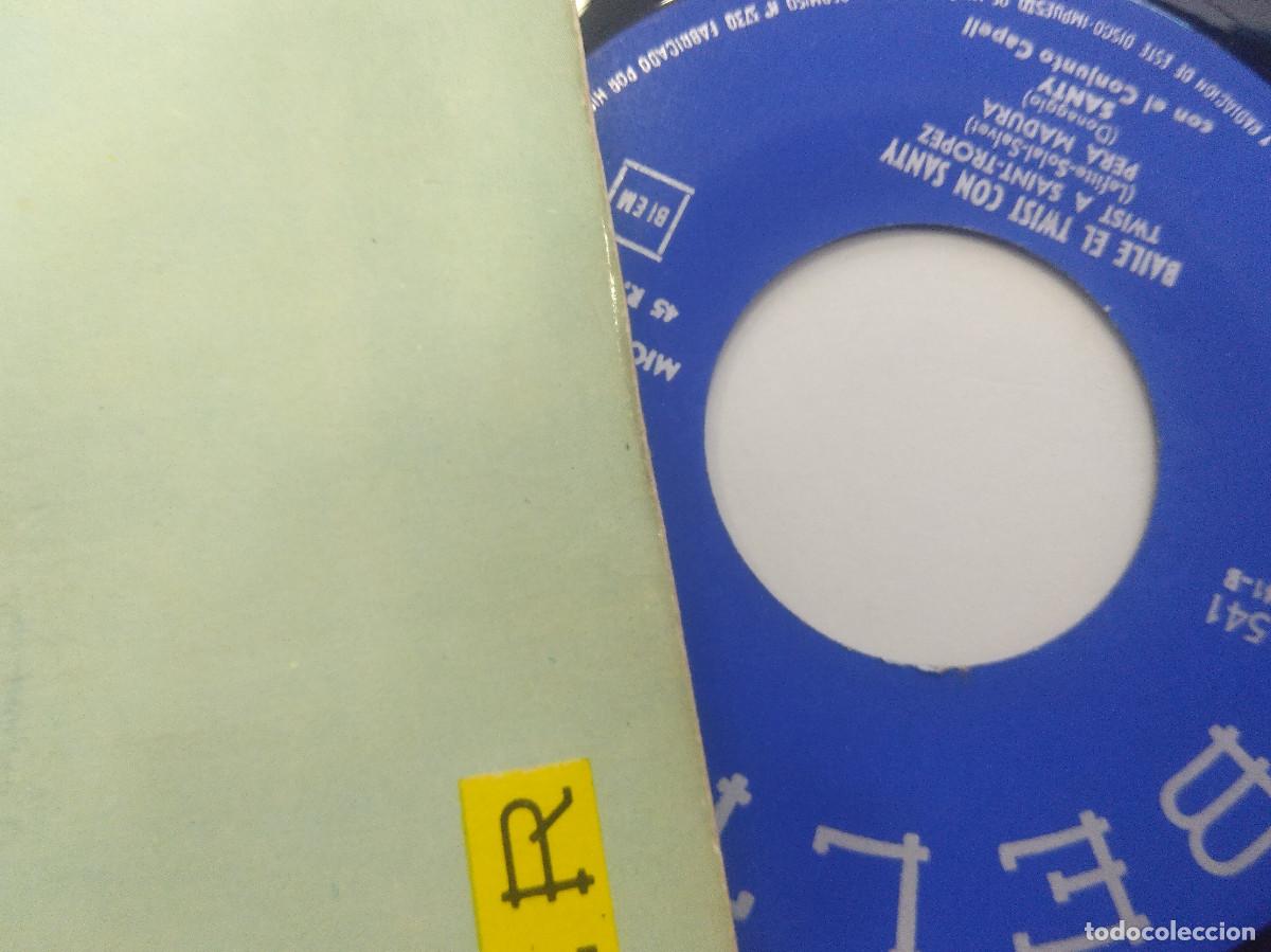 Discos de vinilo: BAILE EL TWIST CON SANTY/SINGLE. - Foto 2
