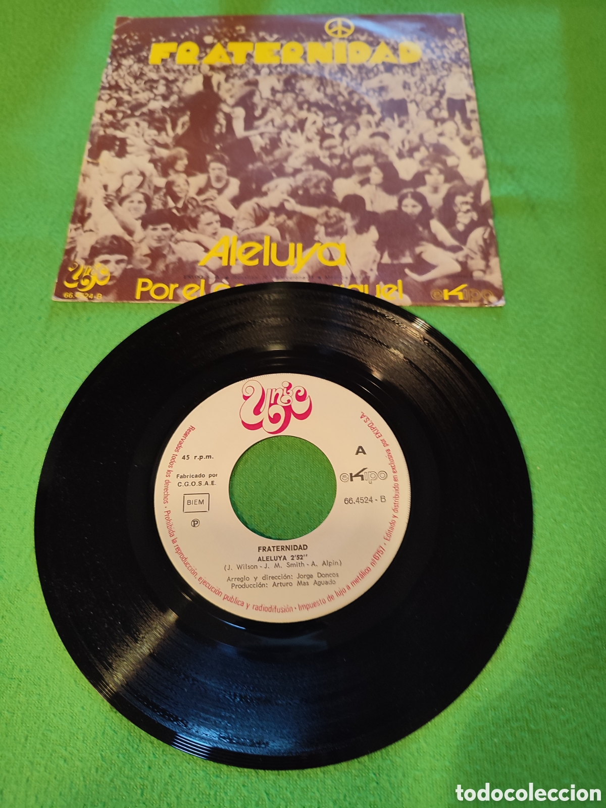 Discos de vinilo: Fraternidad - Aleluya - Foto 2
