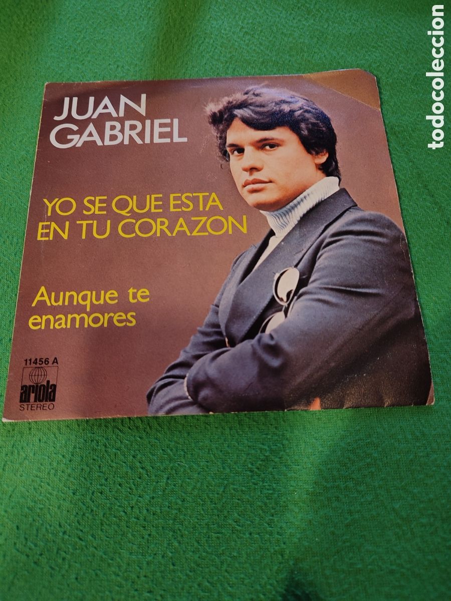 Discos de vinilo: Juan Gabriel - Yo se que est&aacute; en tu coraz&oacute;n - Foto 1