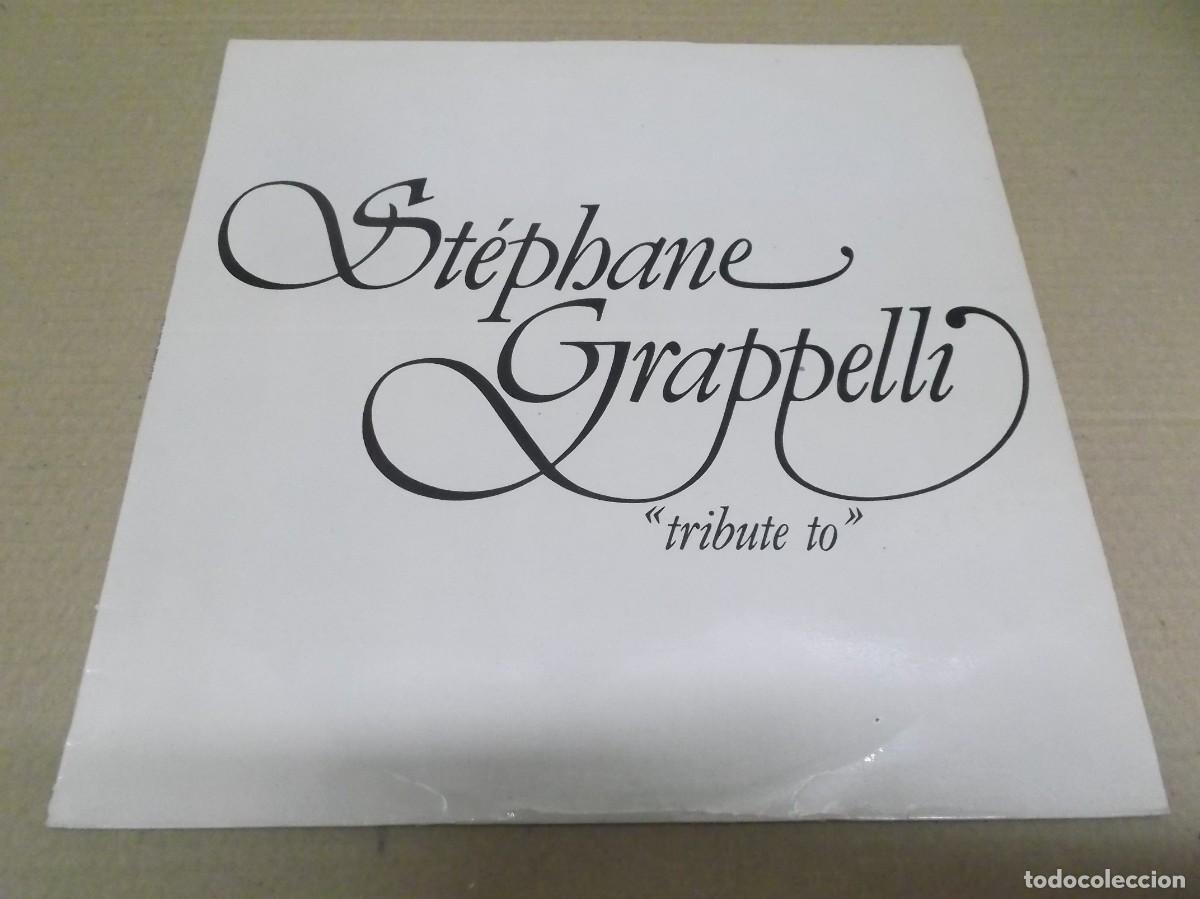 Discos de vinilo: STEPHAN GRAPPELLI (LP) TRIBUTE TO A&Ntilde;O &ndash; 1981 - Foto 1
