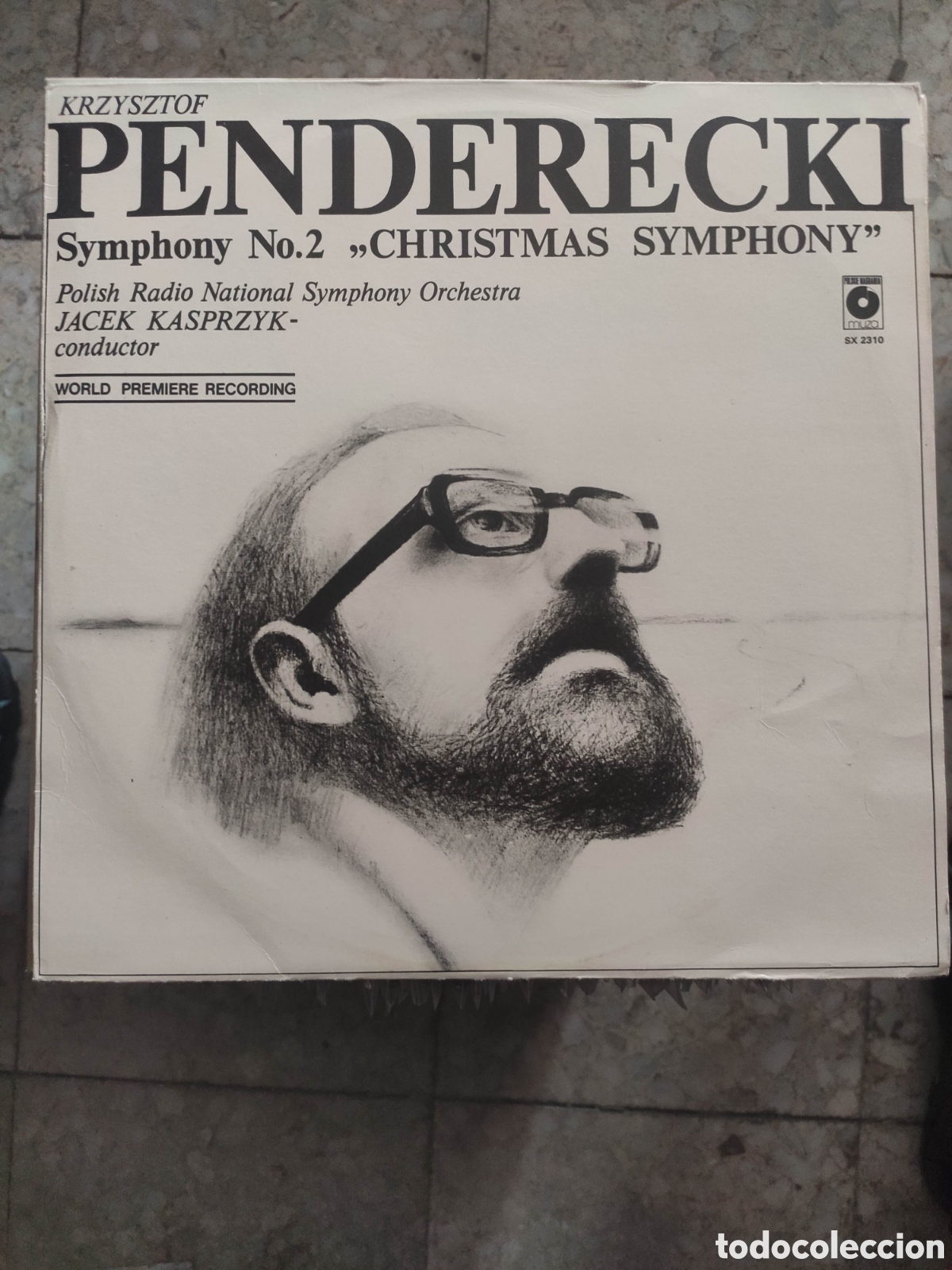 Dischi in vinile: LP PENDERECKI SYMPHONY N&ordm; 2 CHRISTMAS SYMPHONY JACEK KASPRZYK POLONIA 1981