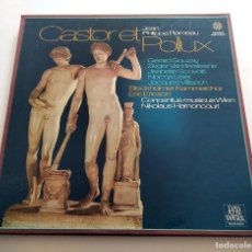 Discos de vinilo: ÓPERA CASTOR ET POLLUX. JEAN-PHILIPPE RAMEAU. COFRE 4 LPS. 1972. SAWT 9584/7. VINILOS MINT.
