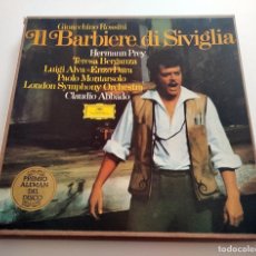Discos de vinilo: ÓPERA IL BARBIERE DI SIVIGLIA. GIOACCHINO ROSSINI. COFRE 3 LPS. 1972. 27 20 053. VINILOS MINT.