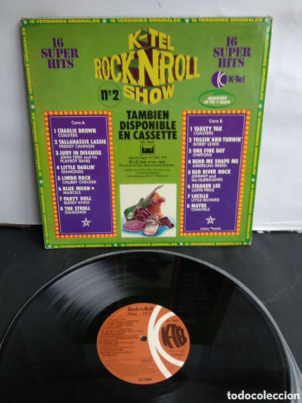 Discos de vinilo: K-TEL ROCK N ROLL, SPAIN, 1978, J.5 - Foto 2