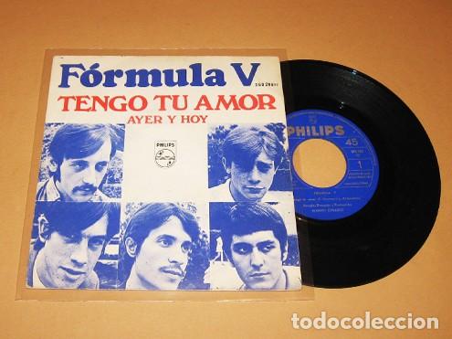 Discos de vinilo: FORMULA V - TENGO TU AMOR - SINGLE - 1968 - Foto 1