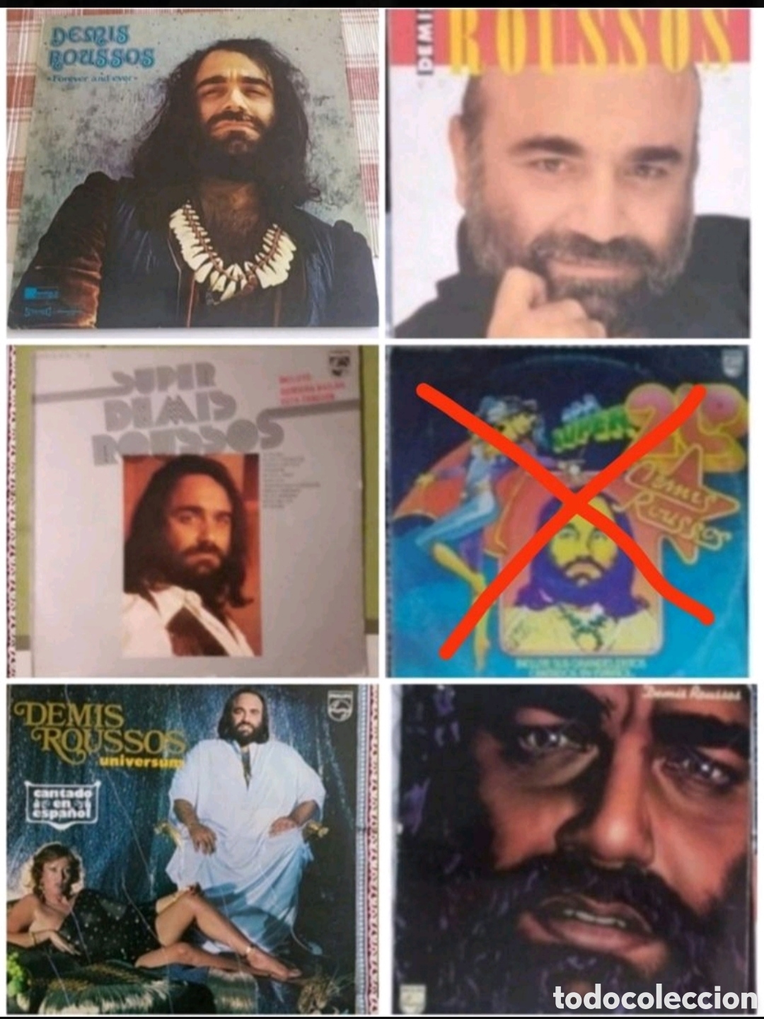 Discos de vinilo: Lote 5 Lps Demis Roussos - Foto 1