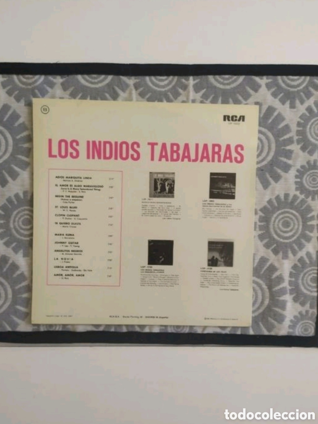 Discos de vinilo: Lp Los Indios Tabajaras - Foto 2