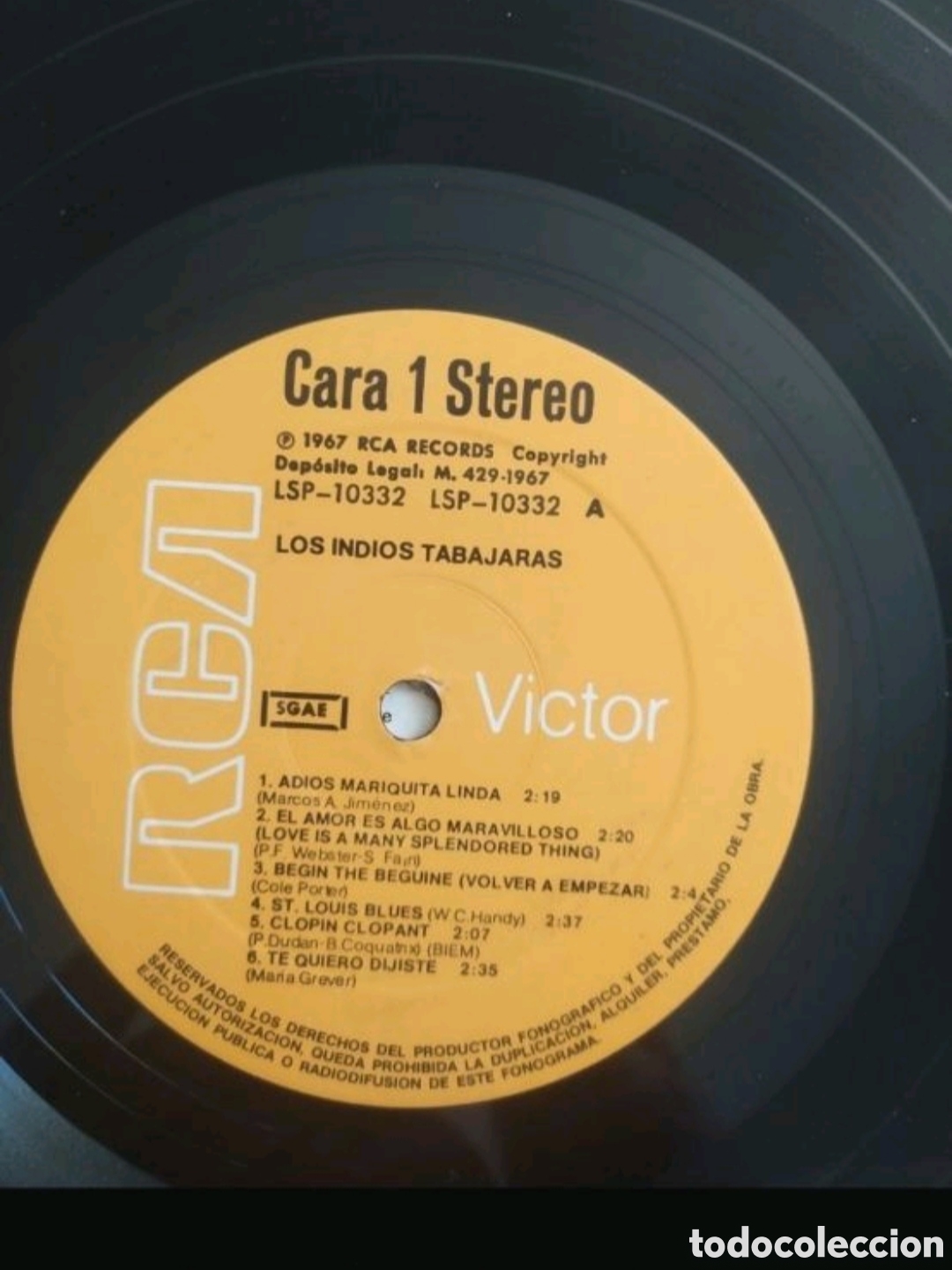 Discos de vinilo: Lp Los Indios Tabajaras - Foto 3