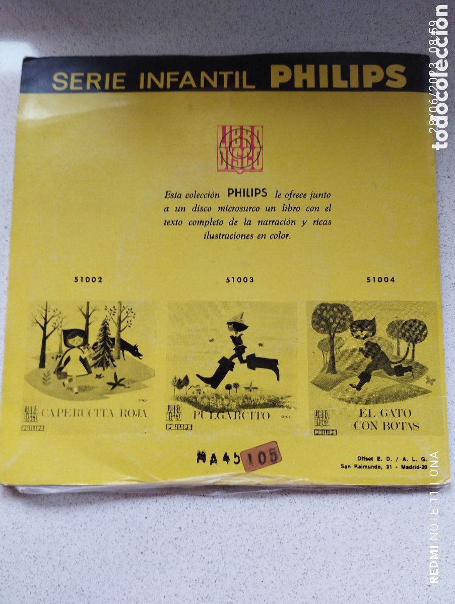 Discos de vinilo: Libro disco la bella durmiente Philips - Foto 5