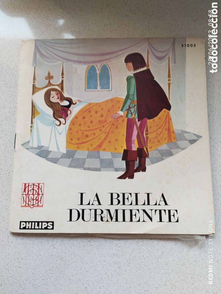 Discos de vinilo: Libro disco la bella durmiente Philips - Foto 1