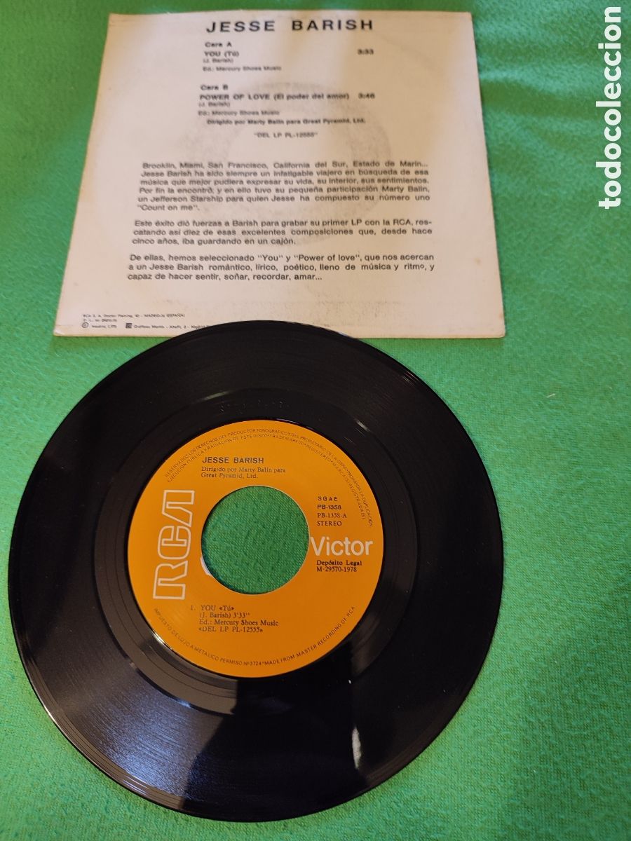 Discos de vinilo: Jesse Barish - You - Foto 2
