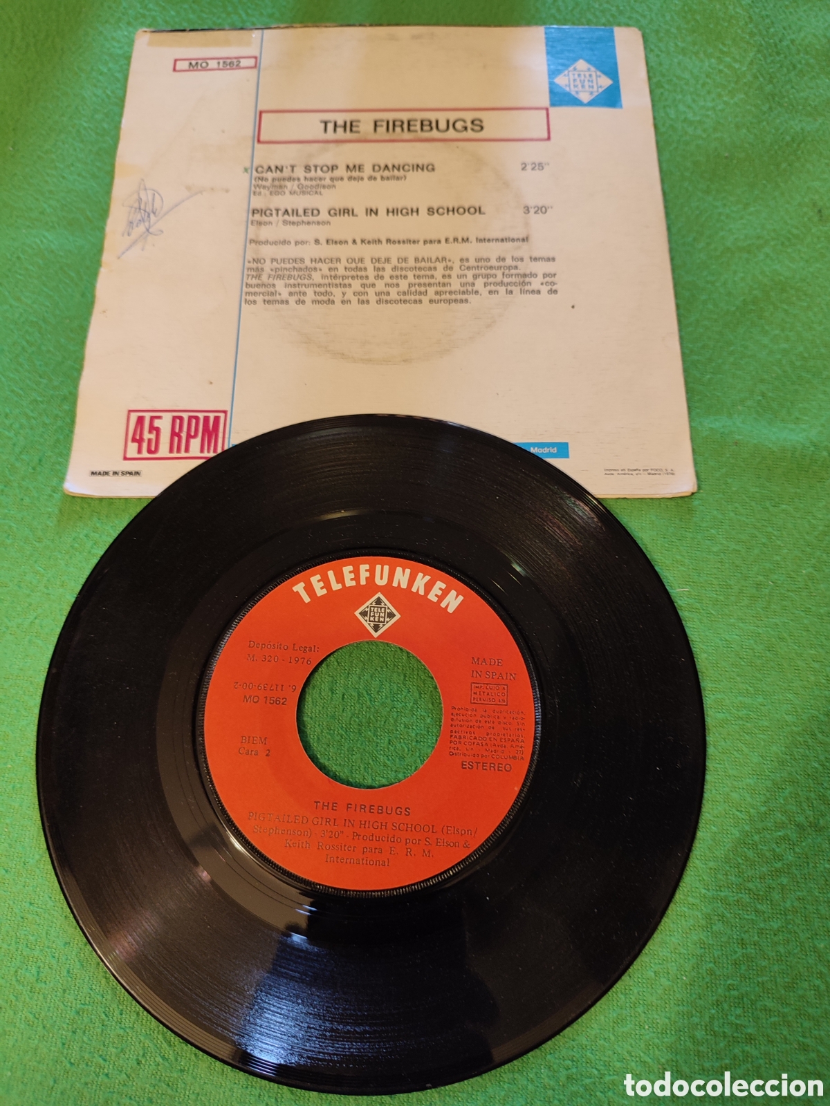 Discos de vinilo: The Firebugs - Cant stop me dancing - Foto 2