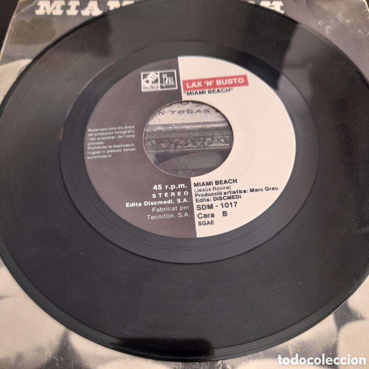Discos de vinilo: LaxNBusto &ndash; Miami Beach. Vinilo, 7&rdquo;, Single - Foto 4