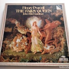 Discos de vinilo: ÓPERA THE FAIRY QUEEN. HENRY PURCELL. COFRE 3 LPS. 1983. ARCHIV 27 42 001. VINILOS MINT.