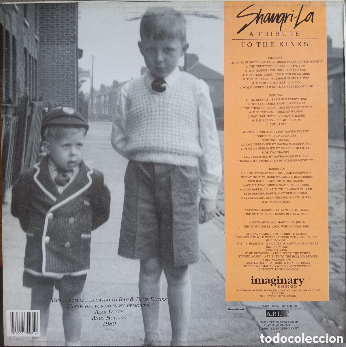 Discos de vinilo: The Kinks, 1989 a tribute - Shangri-La - Foto 2