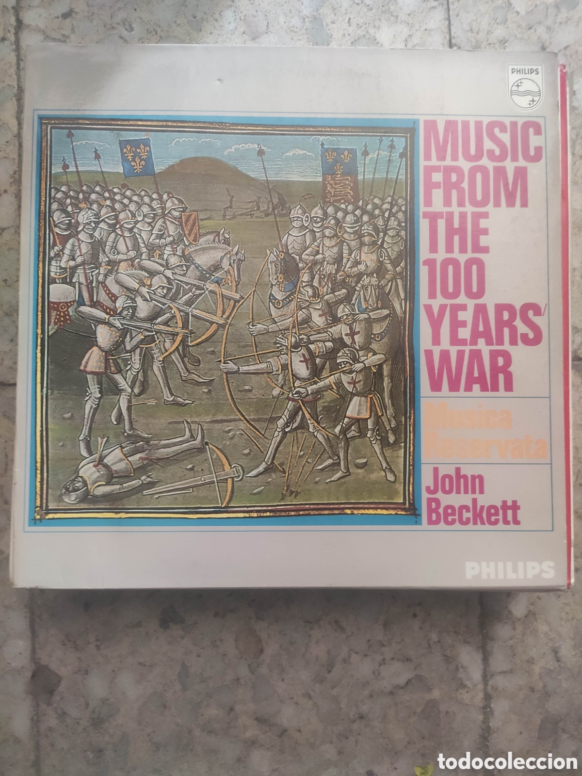 Dischi in vinile: LP JOHN BECKETT. MUSIC FROM THE 100 YEARS WAR MUSICA RESERVATA PHILIPS 1969