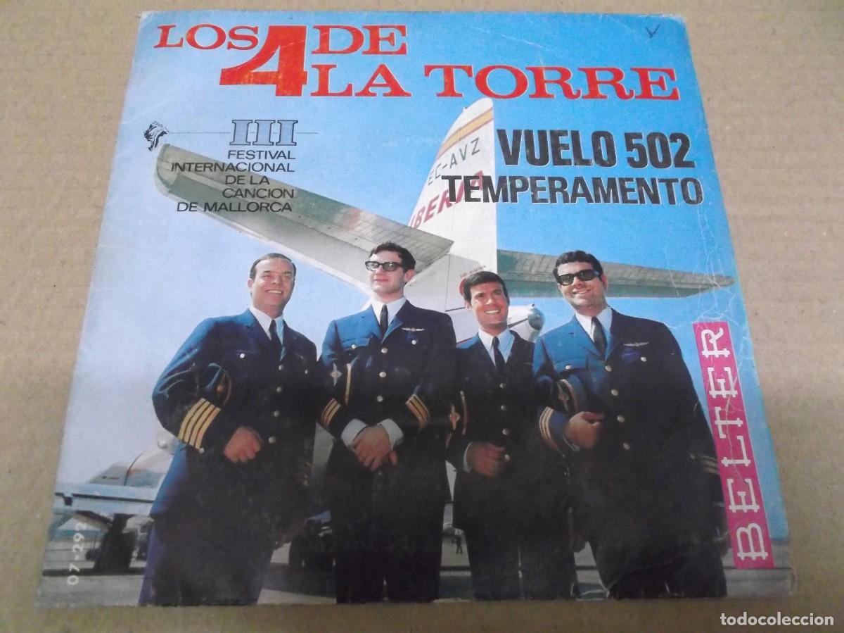 Discos de vinilo: LOS DE LA TORRE (SN) VUELO 502 A&Ntilde;O &ndash; 1966 - Foto 1