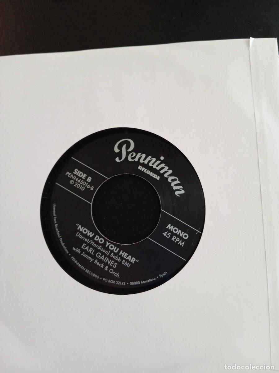 Discos de vinilo: LITTLE IKE / EARL GAINES- SPLIT SINGLE - Foto 2