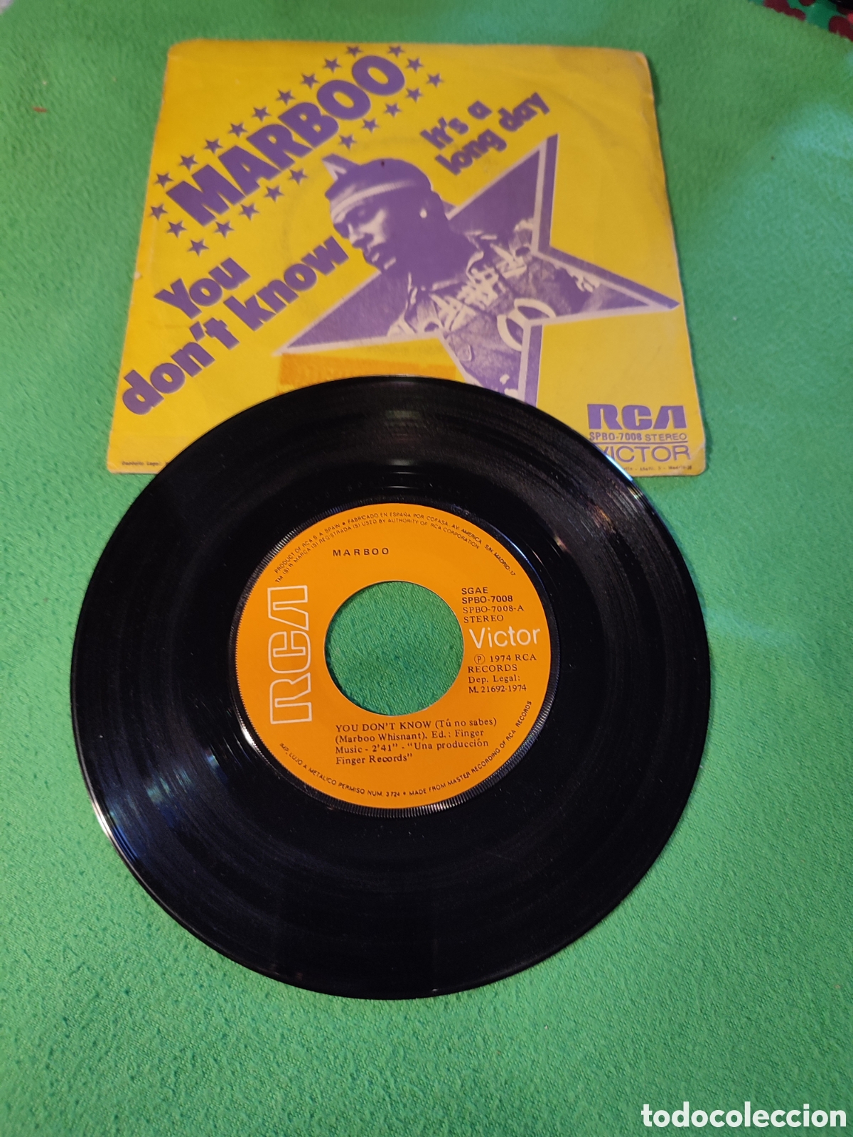 Discos de vinilo: Marboo - You Dont know - Foto 2