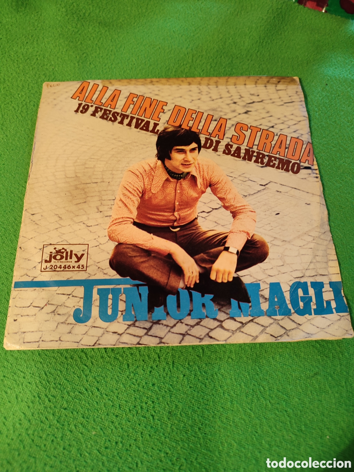 Discos de vinilo: Junior Magli - All&aacute; fine Della strada - Foto 1