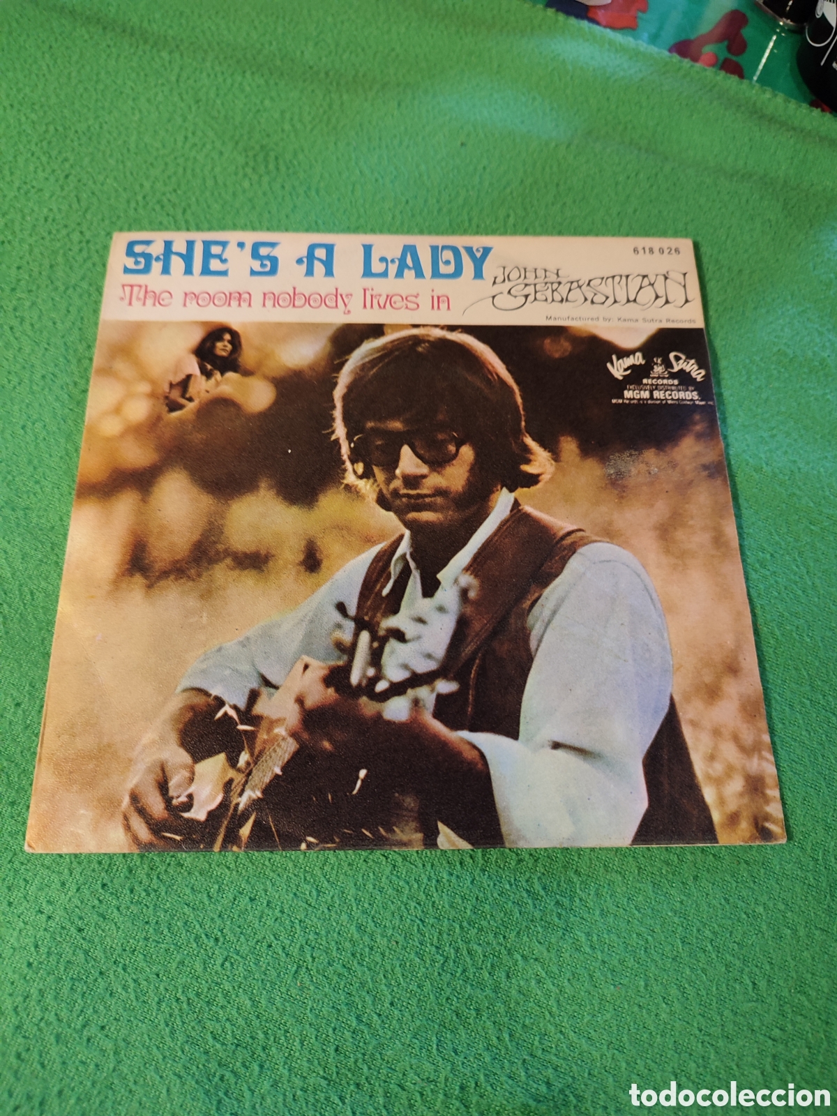 Discos de vinilo: John Sebasti&aacute;n - Shes a lady - Foto 1