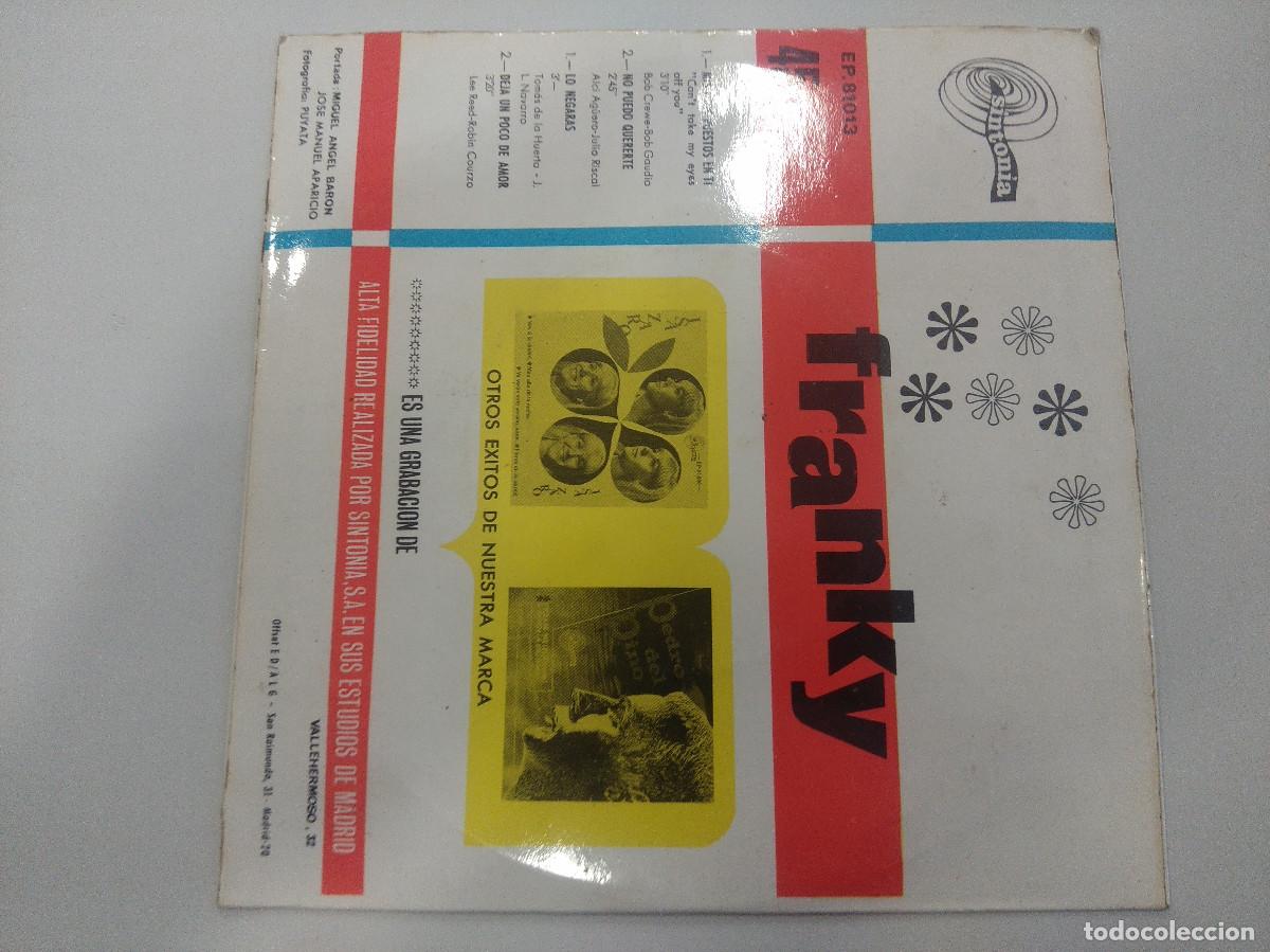Discos de vinilo: FRANKY/MIS OJOS PUESTOS EN TI/SINGLE. - Foto 3