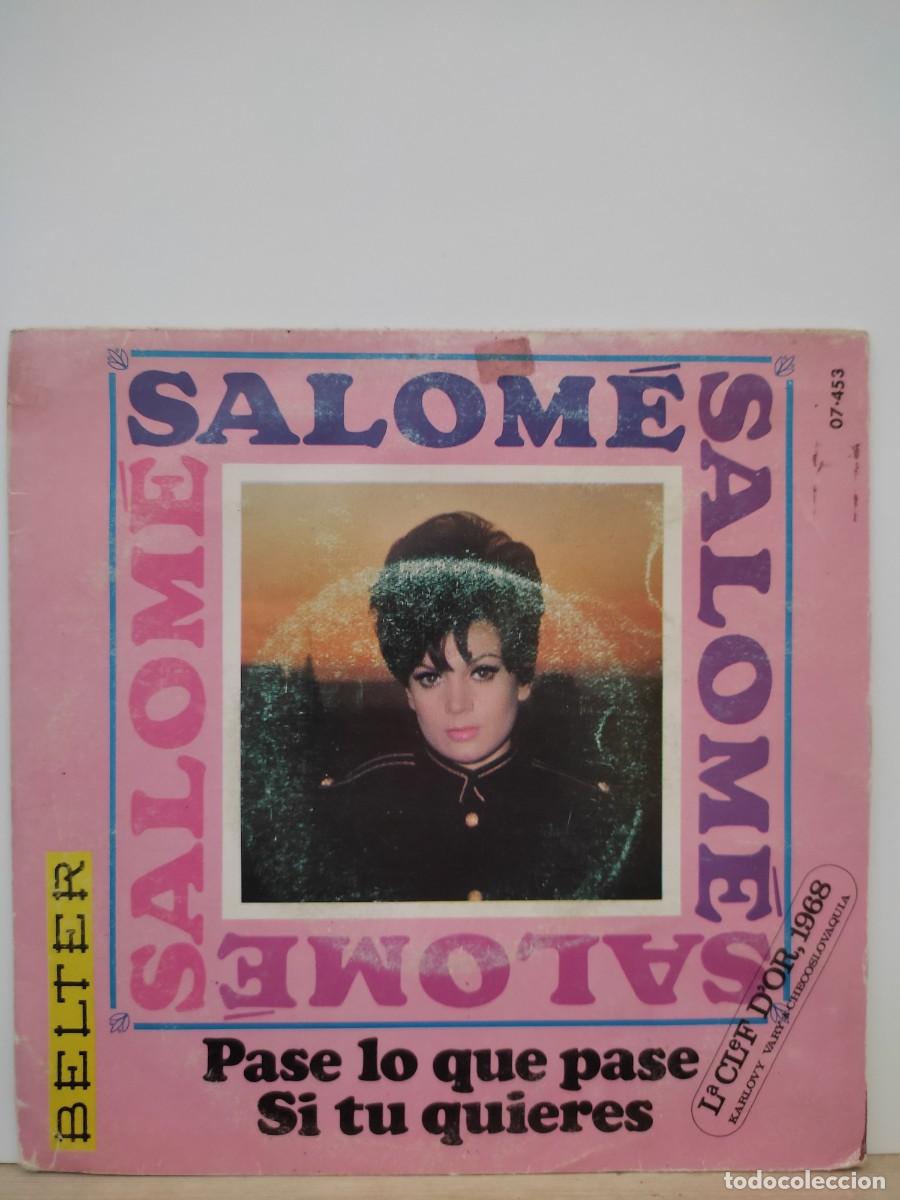 Discos de vinilo: SALOME/PASE LO QUE PASE/SINGLE. - Foto 1