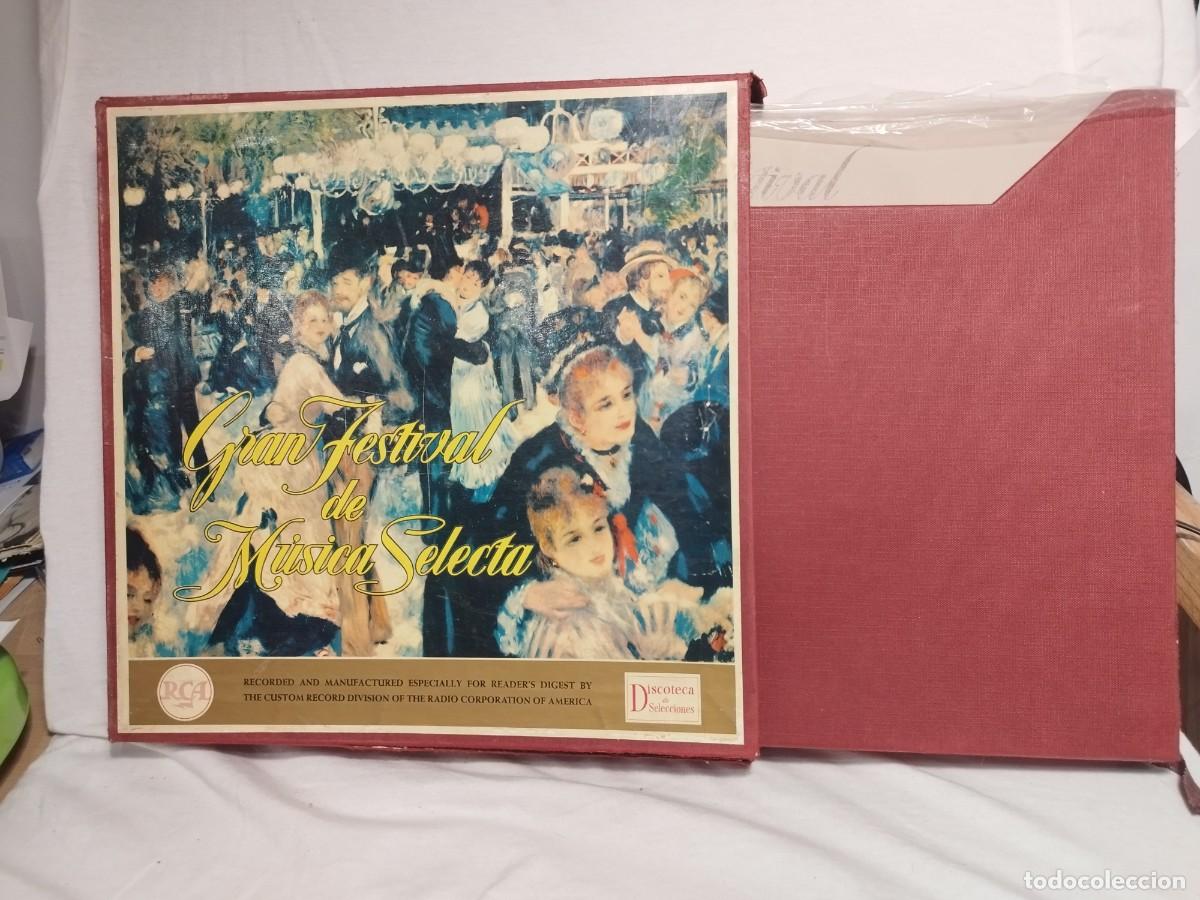 Disques de vinyle: Box Gran festival de m&uacute;sica selecta.pack de 12LP