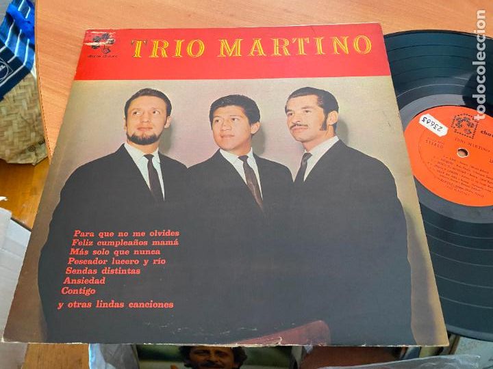 Vinyl records: TRIO MARTINO (PARA QUE NO ME OLVIDES) LP (B-39)