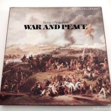 Discos de vinilo: ÓPERA WAR AND PEACE. SERGEI PROKOFIEV. COFRE 5 LPS. 1986. SINFONIA 150.006-10. VINILOS MINT.