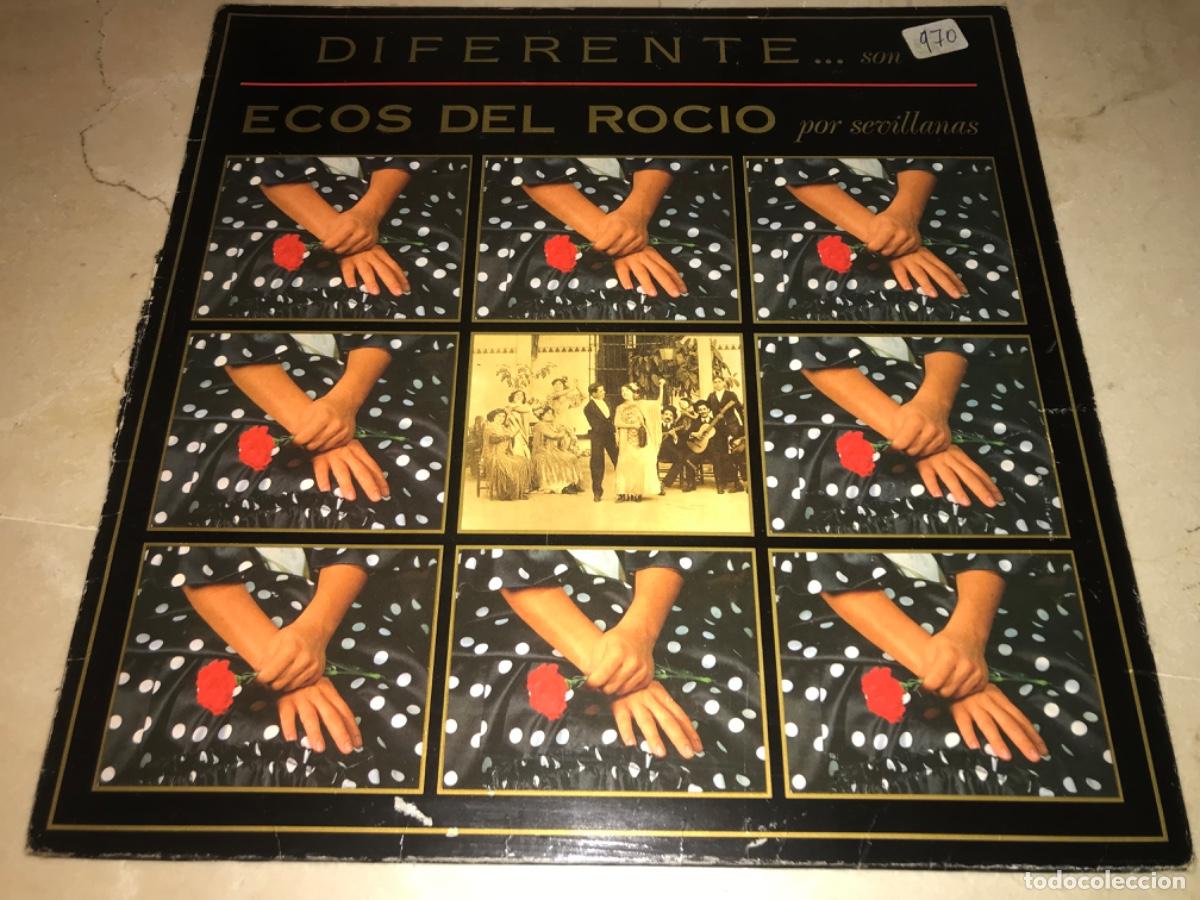 Discos de vinilo: ECOS DEL ROCIO-DIFERENTE SON-ORIGINAL 1991 - Foto 1