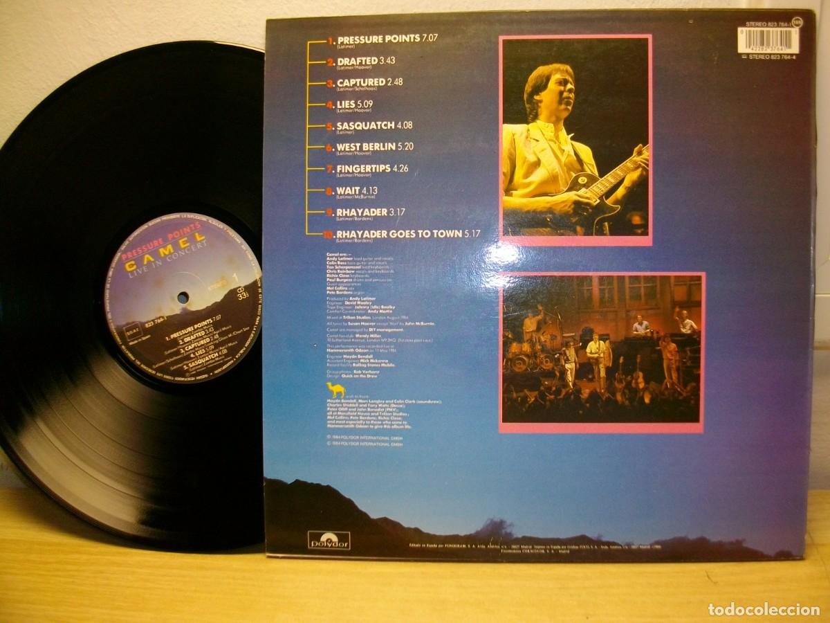 Discos de vinilo: Camel &ndash; Pressure Points - Live In Concert LP - Foto 2