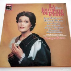 Discos de vinilo: ÓPERA LA JOLIE FILLE DE PERTH. GEORGES BIZET. COFRE 3 LPS. 1985. EMI 270285 3. VINILOS MINT.