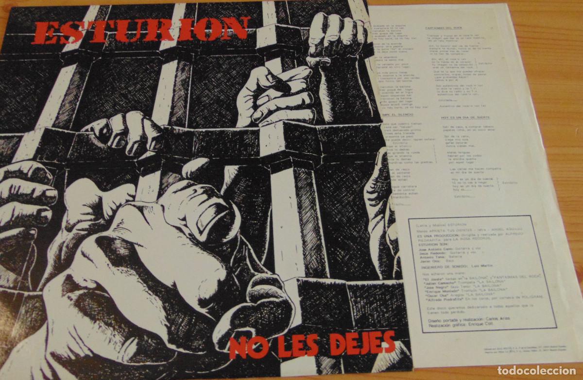 Discos de vinilo: Esturion &ndash; No Les Dejes - LP 1990 - Foto 3