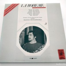 Discos de vinilo: ÓPERA LA BOHEME. RUGGIERO LEONCAVALLO. COFRE 3 LPS. MELODRAMA MEL 121. VINILOS MINT.