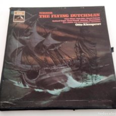 Discos de vinilo: ÓPERA THE FLYING DUTCHMAN. RICHARD WAGNER. COFRE 3 LPS. 1968. EMI SAN 207-209 L. VINILOS MINT.
