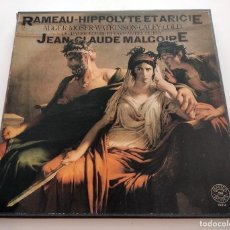 Discos de vinilo: ÓPERA HIPPOLYTE ET ARICE. JEAN PHILIPPE RAMEAU. COFRE 3 LPS. 1978. CBS S 79314. VINILOS MINT.