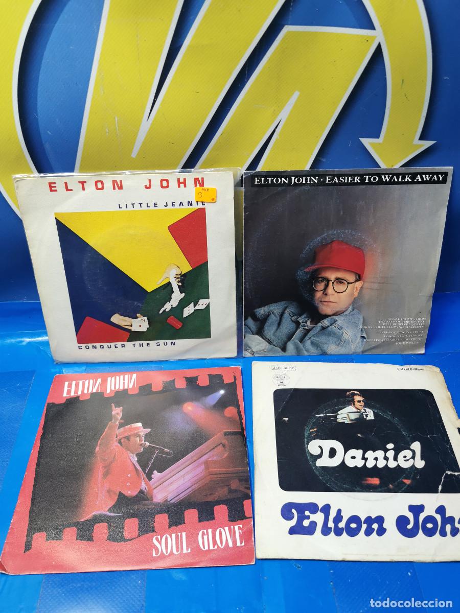 Discos de vinilo: 4 eps, singles, 7&rdquo;, vinilos, ELTON JOHN - Foto 1