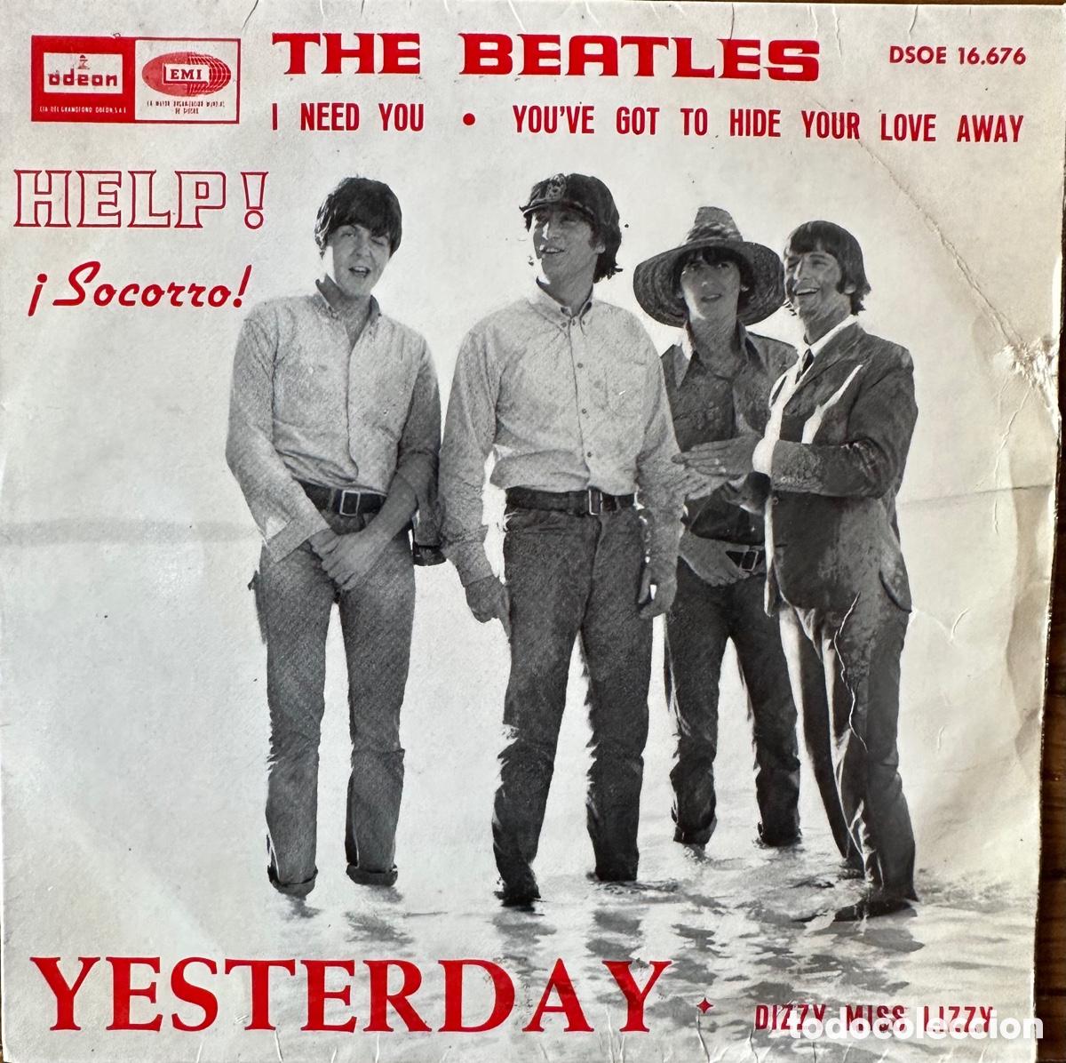 Discos de vinilo: THE BEATLES. HELP EDICI&Oacute;N ESPA&Ntilde;OLA - Foto 1