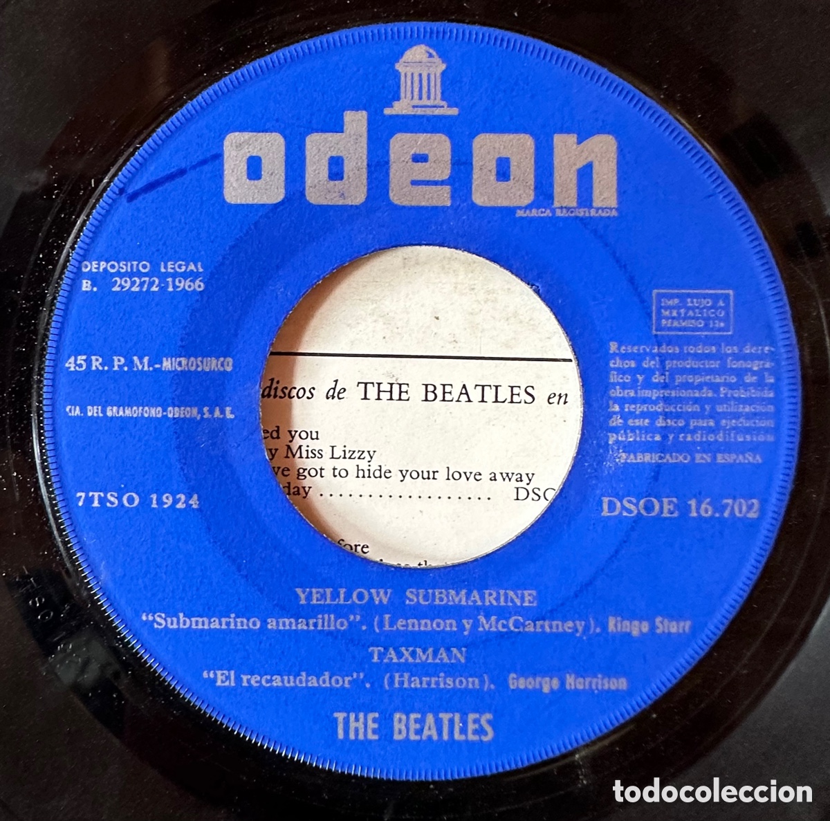 Discos de vinilo: BEATLES YELLOW SUBMARINE - Foto 3
