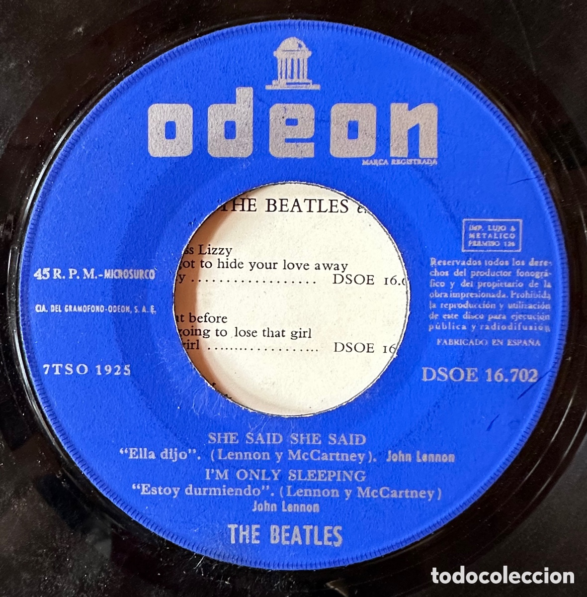 Discos de vinilo: BEATLES YELLOW SUBMARINE - Foto 4