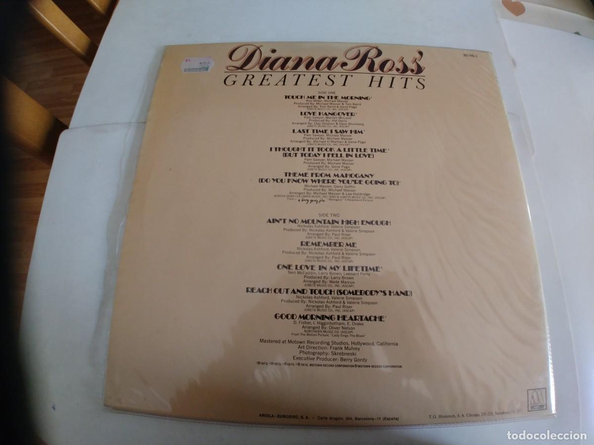Discos de vinilo: DIANA ROSS-LP GREATEST HITS - Foto 2