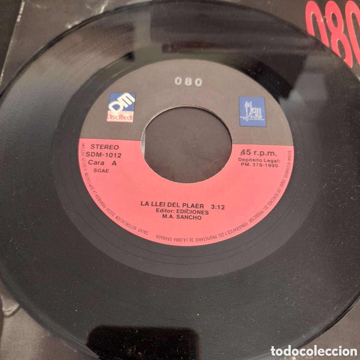 Discos de vinilo: 080 &ndash; La Llei Del Plaer. Vinilo, 7&rdquo; - Foto 3