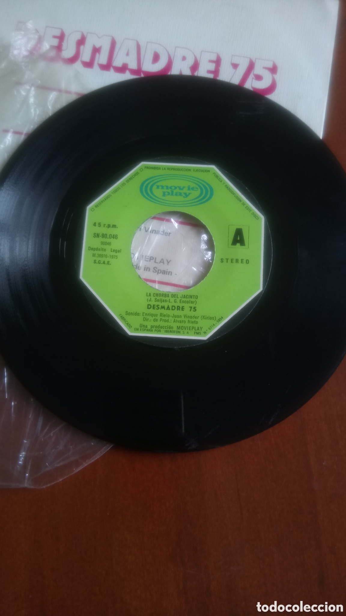 Discos de vinilo: Desmadre 75 - La chorba del Jacinto - Foto 3
