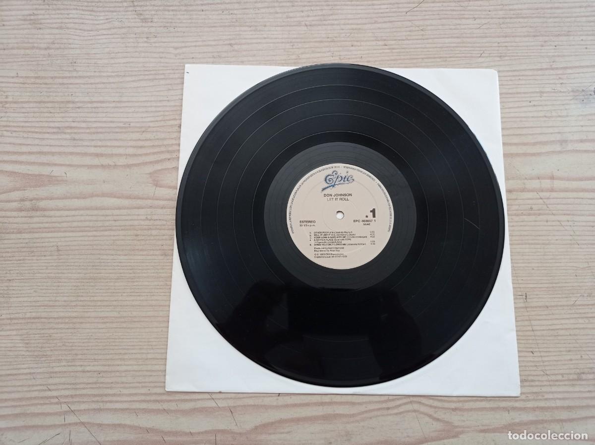 Discos de vinilo: Don Johnson - Let It Roll LP - Foto 3