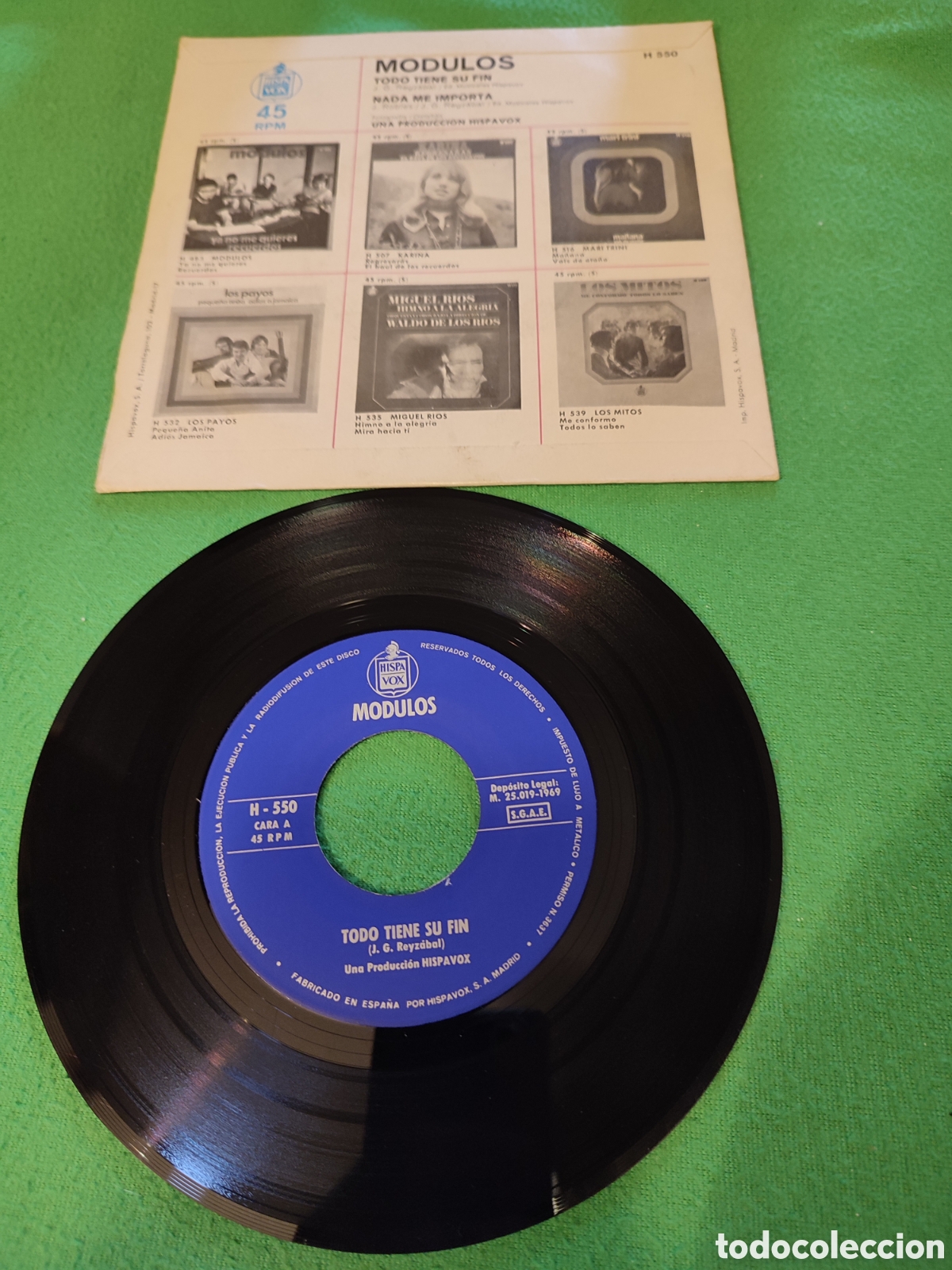 Discos de vinilo: M&oacute;dulos - Todo tiene su fin - Foto 2