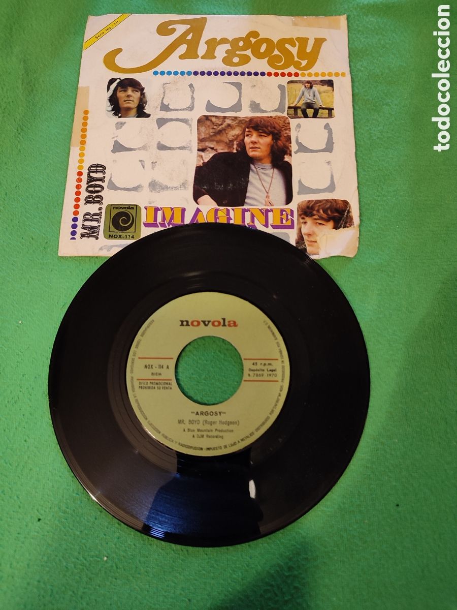 Discos de vinilo: Argosy - MR. Boyd single - Foto 2