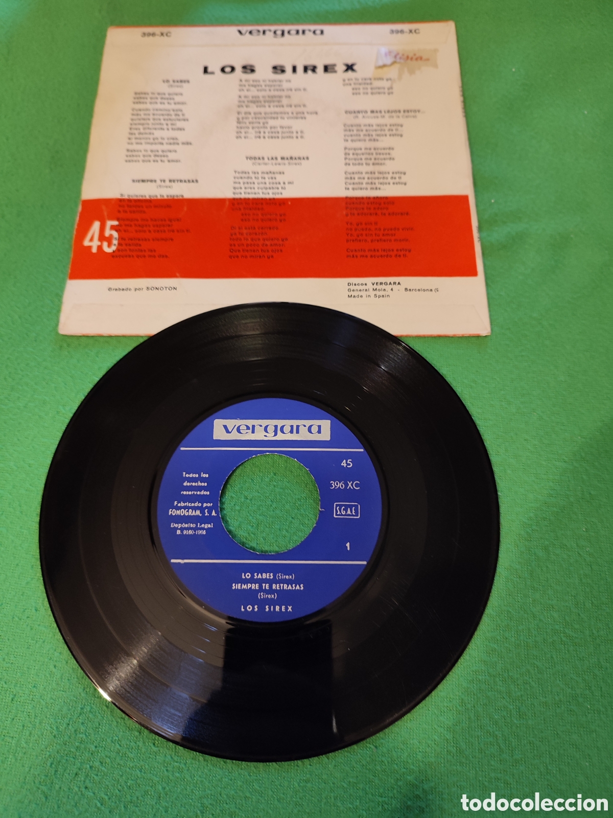 Discos de vinilo: Los Sirex - Lo sabes+ 3 - Foto 2