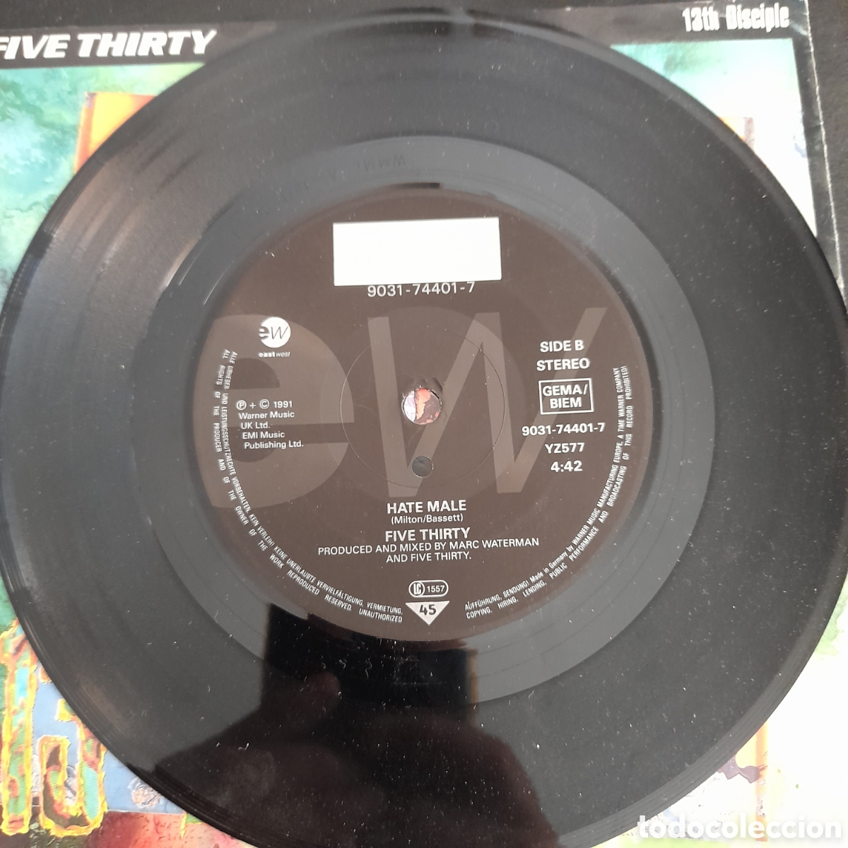 Discos de vinilo: Five Thirty &ndash; 13th Disciple. 1991, Alemania. Vinilo, 7&rdquo; - Foto 4