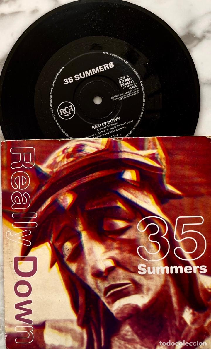 Discos de vinilo: 35 SUMMERS. REALLY DOWN. SINGLE ORIGINAL UK 1981 - Foto 1